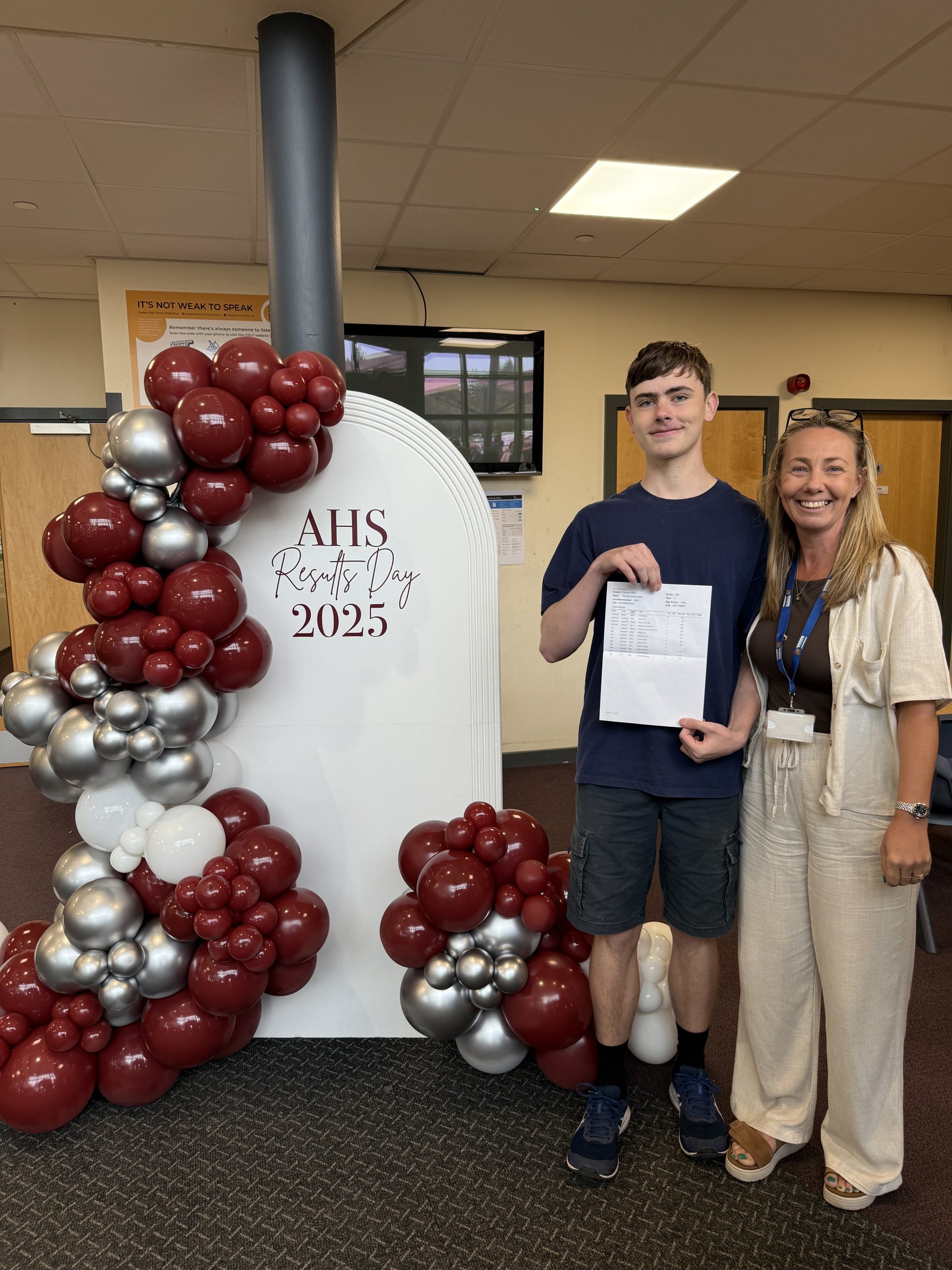 Tom – AHS GCSE Results 2025